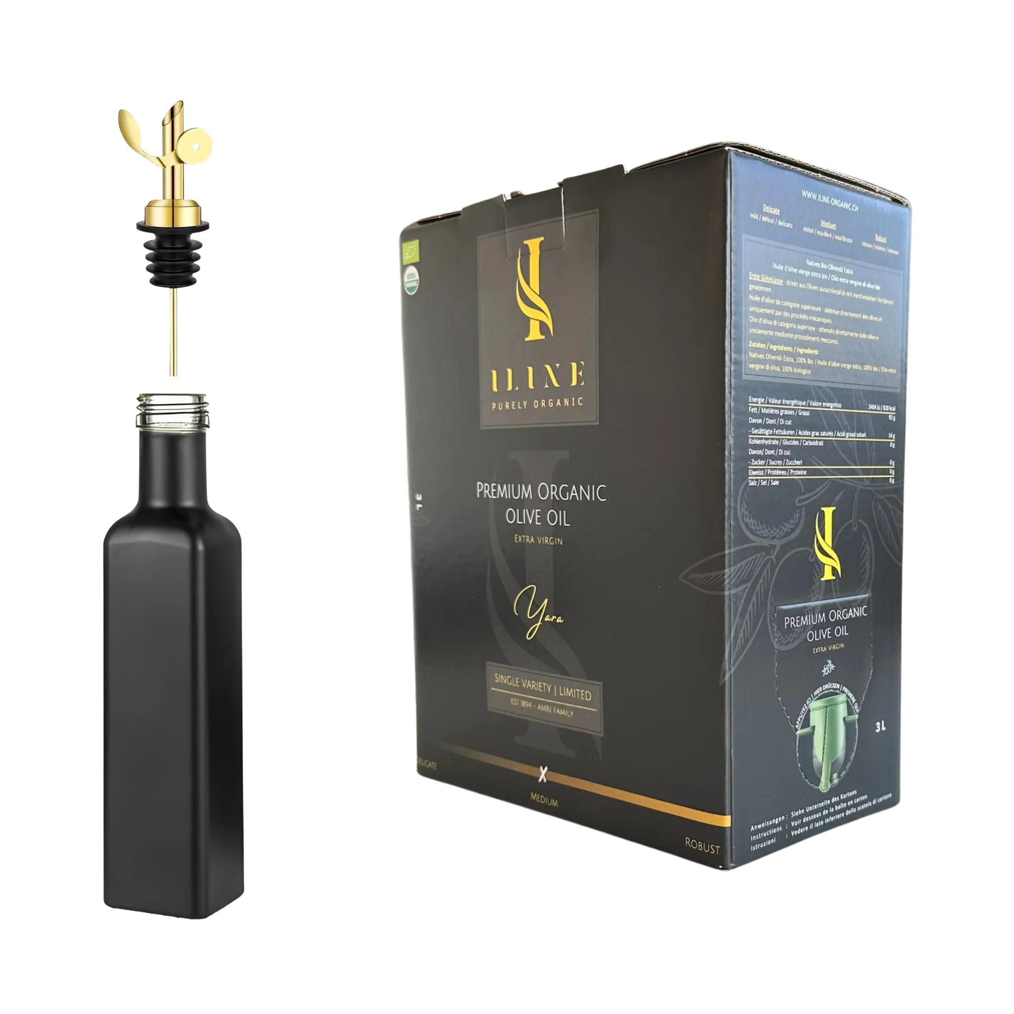 Refill-Set „Yara“ mit 3 l Bio-Olivenöl